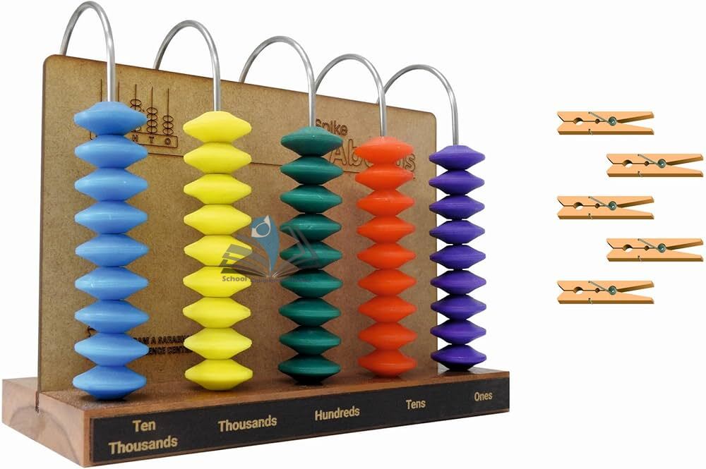 Bead Counting Abacus Model